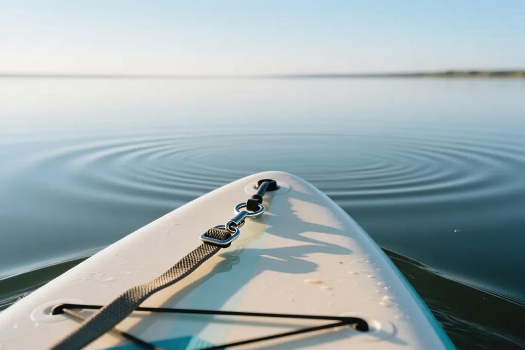 Leash na SUP: bezpečnostní šňůra a její pravidla