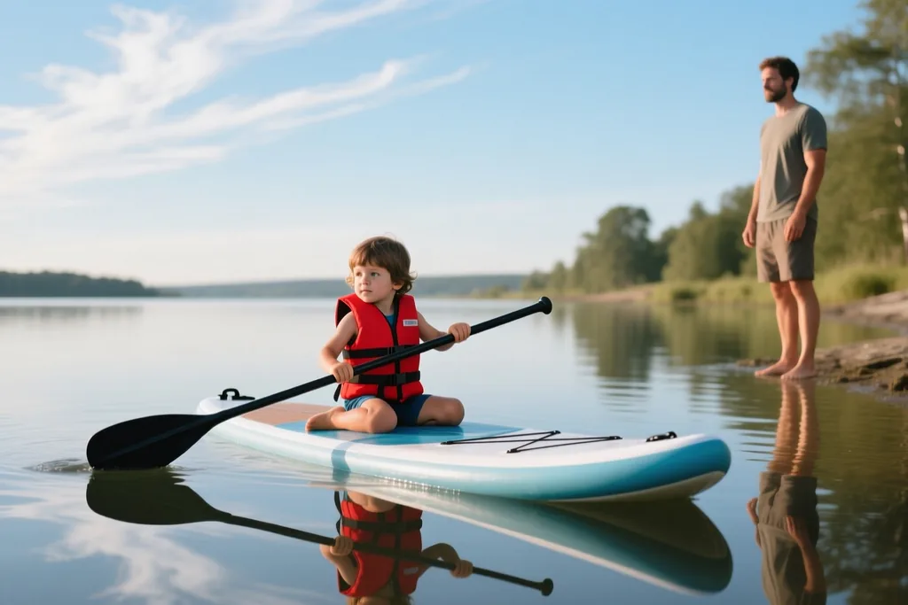 Paddleboard pro děti: bezpečný výběr a první jízdy